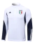 Conjunto Itália Treino 24/25 - Masculino Adidas Com capuz - Branco com detalhes verde e vermelho e calça azul escura - Goat Imports