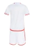 Kit Infantil Internacional II 24/25 - Adidas - Branco com detalhes em vermelho - buy online