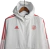 Jaqueta Corta-Vento Bayern de Munique 23/24 - Masculina Adidas - Branca com detalhes em vermelho - loja online