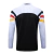 Conjunto Alemanha Treino 24/25 - Masculino Adidas Zipper curto - Branco com preto e detalhes amarelo e vermelho e calça preta - Goat Imports