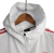 Imagem do Jaqueta Corta-Vento Bayern de Munique 23/24 - Masculina Adidas - Branca com detalhes em vermelho