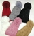 Gorro pedraria lã