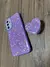 FUNDA MOTOROLA G04 S BRILLO POP SOCKET VIOLETA - comprar online