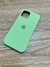 FUNDA IPHONE 12/12 PRO SILICONE CASE VERDE MANZANA - comprar online