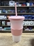 Vaso de plastico con faja y bombilla - comprar online
