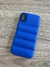 FUNDA IPHONE X/XS PUFFER AZUL