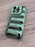 FUNDA IPHONE 14 PRO/15 PRO PUFFER METALIZADA VERDE en internet