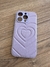 FUNDA MOTOROLA G53 PUFFER LOVE CUERINA