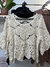 Bata Cropped Algodão Crochê - O Bom Tricot