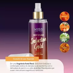 Body Splash Kiss NY 200ML Seduction Gold - comprar online