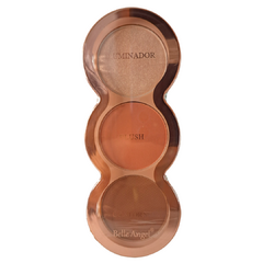 Paleta de Iluminador Blush e Contorno Belle Angel - comprar online