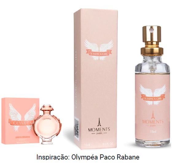 Perfume Moments Olimpica Girl 15ml - Âmbar Floral