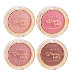 Blush Compacto Choco Fun Fenzza Make Up