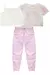 Conjunto Blusa Cropped em Tule Top em Canelado e Calça Parachute na internet