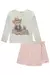 Conjunto de Blusa em Cotton e Short Saia em Sarja com Elastano na internet