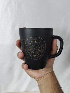 TAZA JARRO MUG VIDRIO DURAX SIGNOS - comprar online