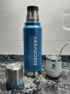 MATE TERMICO CON TAPA DISCOVERY - AyG Deco-Bazar