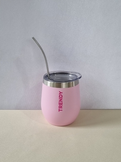 MATE TERMICO TRENDY LISO CON TAPA