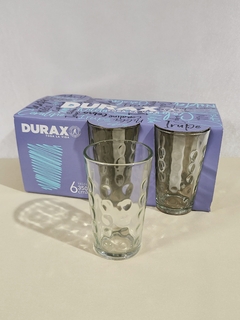 VASOS X6 DURAX IRUPE 350ML EN CAJA