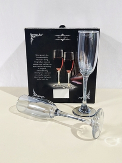 PACK 6 COPAS CHAMPAGNE COLORES WINE GLASS