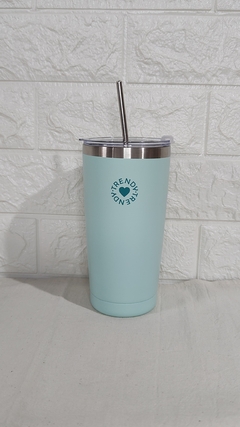 Imagen de Vaso termico acero inoxidable Trendy con sorbete 600ML