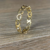 Anel Corações Infinitos Banhado a Ouro 18K - comprar online