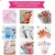 Kit papelaria fofa de luxo kawaii com 18 itens presente criativo marca texto canetas fofas estojo escritório - A loja da Moon