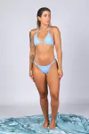 BIQUINI FIO BRONZE - AZUL CANDY