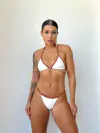 BIQUINI FIO BRONZE BICOLOR - OFF WHITE C CAPUCCINO