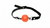 MORDAZA DE CUERO CON PELOTA 4 cm - KS20660 - tienda online
