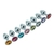 STEEL ANAL PLUG WITH STRASS MEDIUM (8,3 cm x 3,4 cm) - 1956-03 - tienda online