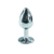 STEEL ANAL PLUG WITH STRASS MEDIUM (8,3 cm x 3,4 cm) - 1956-03 en internet