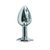 STEEL ANAL PLUG WITH STRASS MEDIUM (8,3 cm x 3,4 cm) - 1956-03 - comprar online