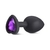 SILICONE HART STRASS ANAL PLUG SMALL (7,3 cm x 2,8 cm) - 1956-62 - comprar online