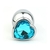 STEEL HART STRASS ANAL PLUG LARGE (9,4 cm x 4,1 cm) - 1956-58 - OhYes San Isidro