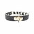 Imagen de COLLAR DE CUERO Y PELUCHE CON ARGOLLA - KS20330