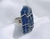 Anillo piedra natural Sodalita