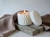 Vela caramelera soja luxe white