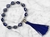 Pulsera ojitos turcos con flecos