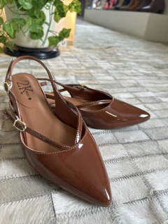 Slingback Amelia Chocolate - 2K Shoes