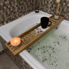 Bandeja Organizadora Nordica de Bambu NordicRelax® - Tu momento de relax, con estilo natural