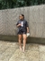 CONJUNTO| CAMISA OVER MANGA CURTA E SHORTS COM BOTAO. - L.A Ramos Oficial
