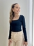 Blusa Decote Quadrado Preta - comprar online