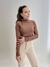 Blusa Gola Alta Marrom - comprar online