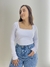 Blusa Decote Quadrado Branca