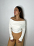 Blusa ombro a ombro off white - comprar online