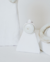 Anel Circular Branco Prateado - comprar online