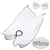 Barbear Avental para Homem Barba Barbear Avental Cuidados Babador Rosto Cabelo R - loja online