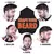 Pente de barba tudo em um para homens, estêncil de barba criativo, modelador de - loja online