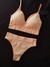Conjunto lenceria flúor naranja